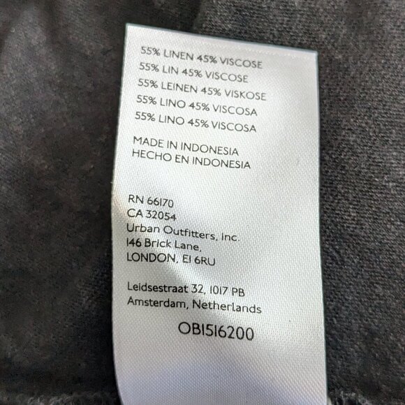 Free People Cropped Halter Tank Top XL Black Knit Linen-blend Long Weekend NWT - Picture 12 of 16